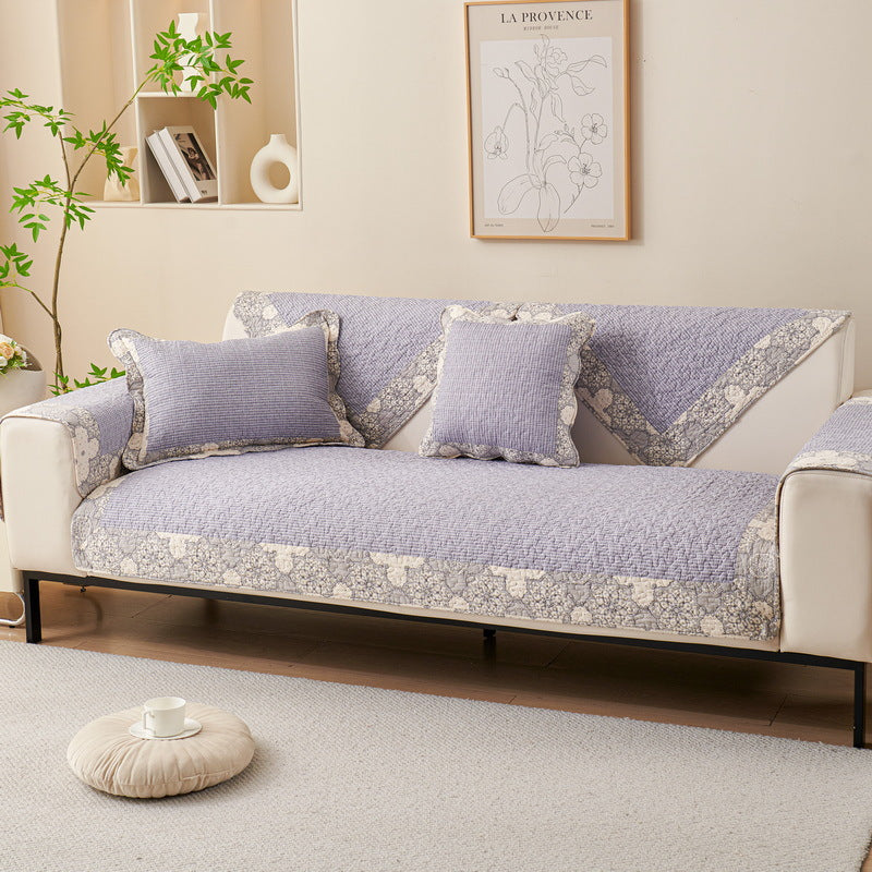 Sofaabdeckung aus Baumwolle, rutschfest, alljährlich – Bild 8 | LuxeStyle