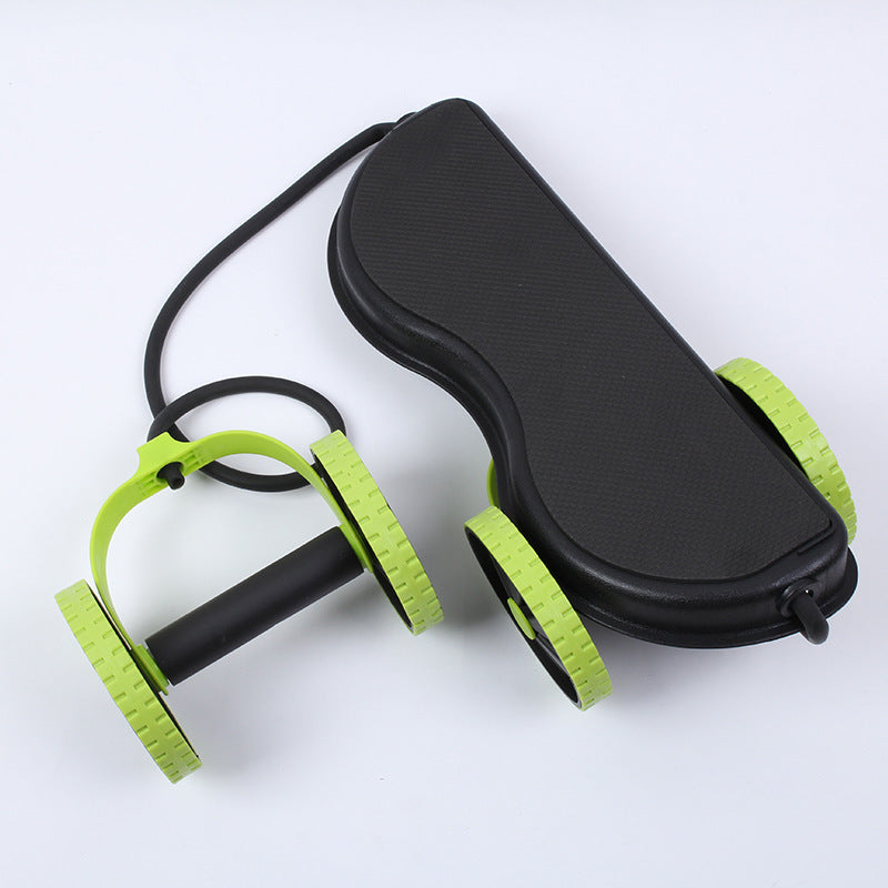 Bauchtrainer mit Doppelrad und Zugseil – Bild 3 | LuxeStyle