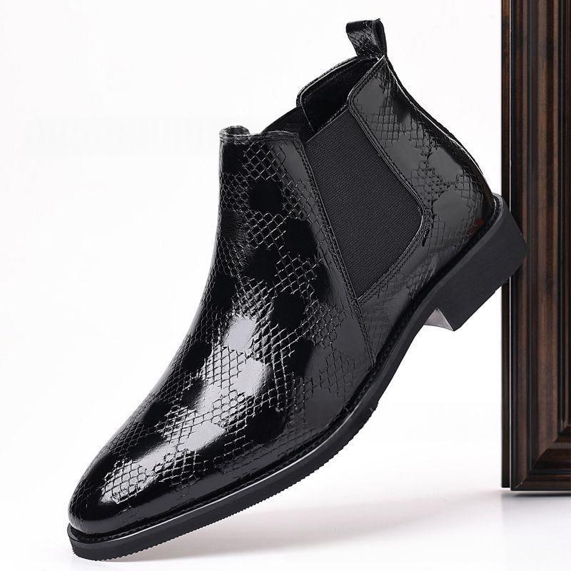 Britische Lederstiefeletten für Herren – Bild 4 | LuxeStyle