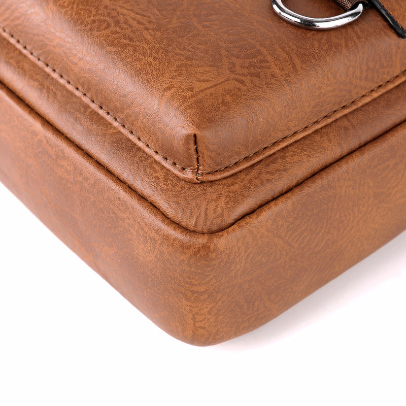 Business Schultertasche aus PU-Leder – Bild 7 | LuxeStyle
