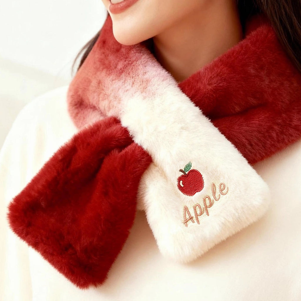 Roter Winter-Schal – Bild 2 | LuxeStyle