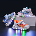 Dinosaurier LED Mesh-Sneaker für Kinder