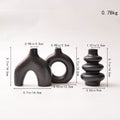 Keramik-Vase im Origami-Stil