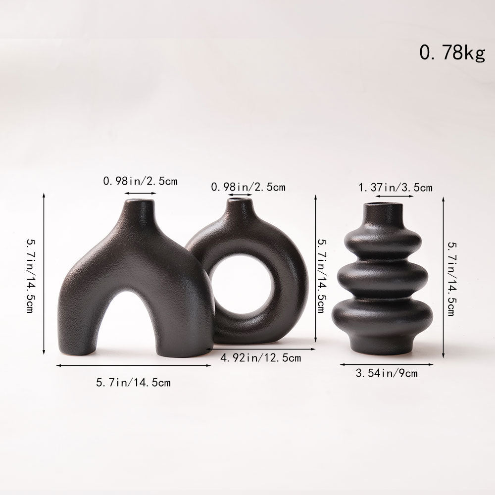 Keramik-Vase im Origami-Stil