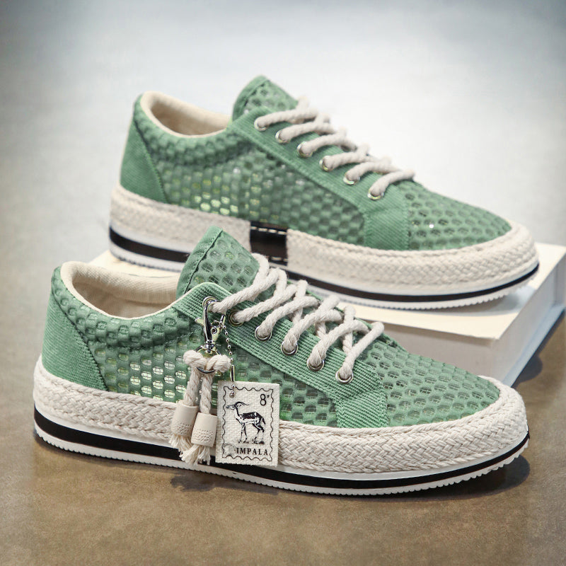 Atmungsaktive Herren-Sneaker mit Mesh-Oberfläche – Bild 7 | LuxeStyle