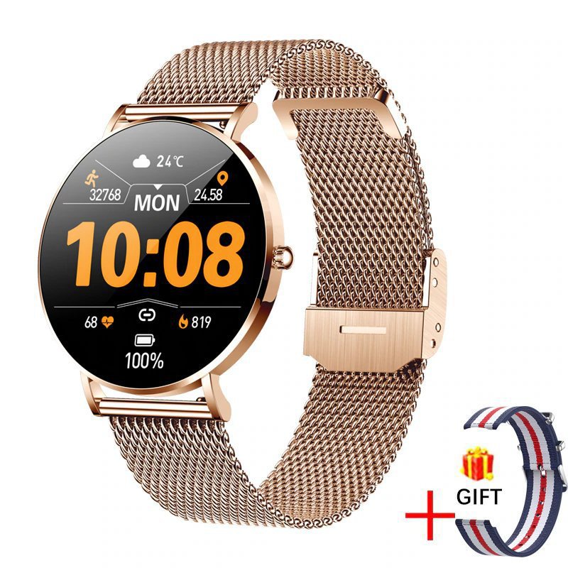 T8 Smartwatch für Damen mit Herzfrequenzmessung