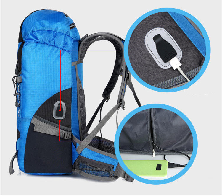 Outing Travel Outdoor Rucksack mit USB-Ladefunktion – Bild 2 | LuxeStyle