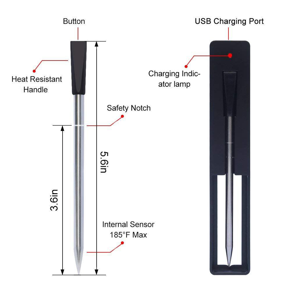 Küchen-Thermometer für Food, BBQ & Ofen – Ansicht 4
