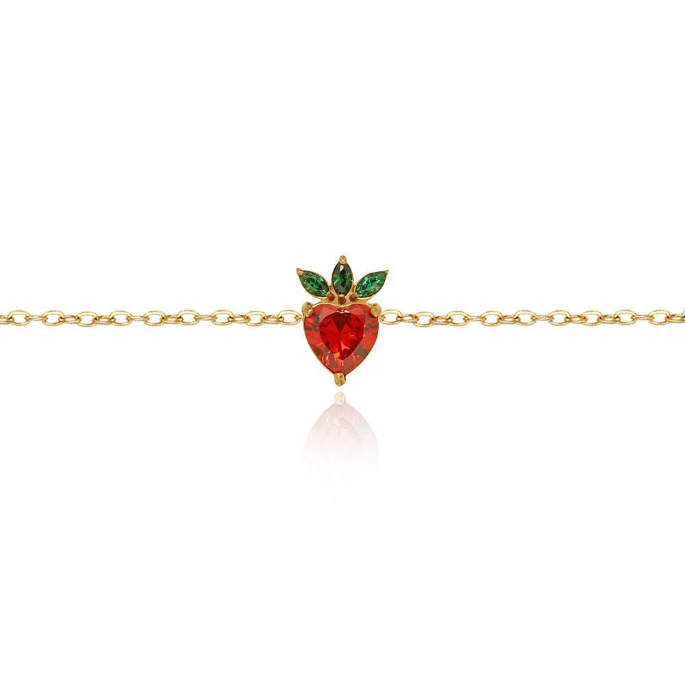 Armband mit Ananas- und Erdbeer-Motiv – Bild 4 | LuxeStyle