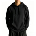 Herren Kapuzenjacke aus Waffelstrick – Bild 1 | LuxeStyle