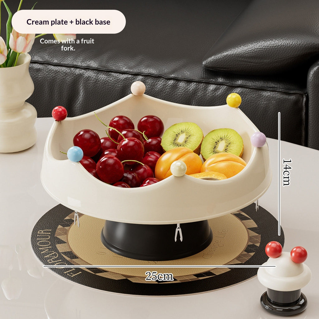 Elegante Obstschale mit Gabeln im Kronen-Stil – Bild 8 | LuxeStyle