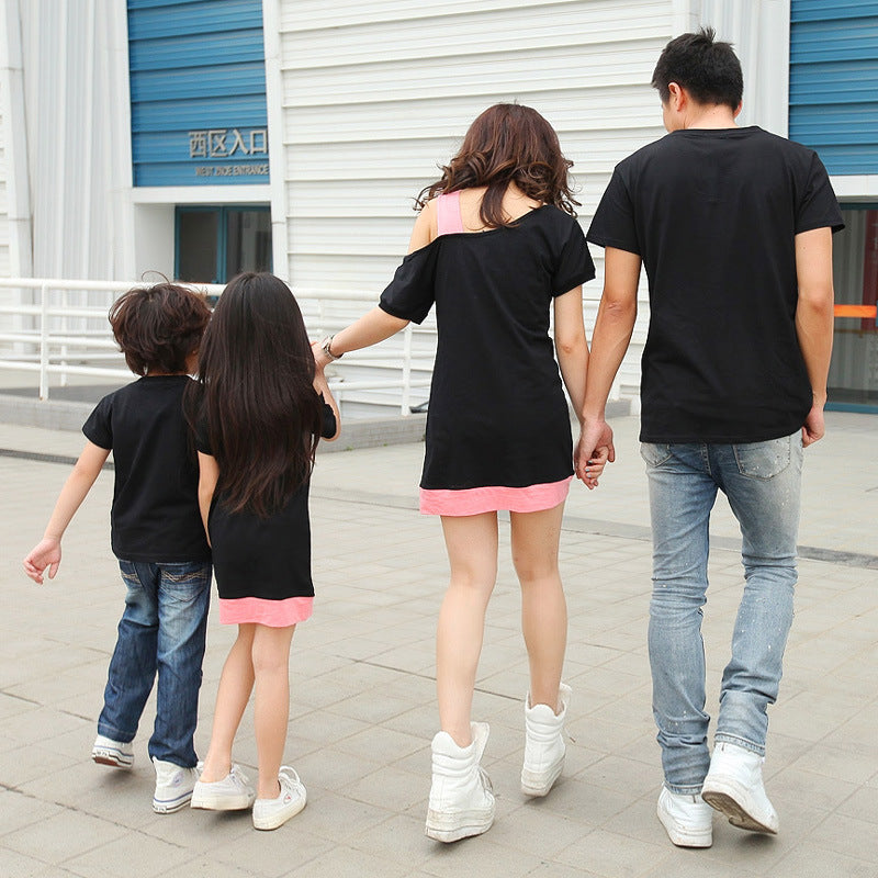 Koreanische Familien-Outfits für Eltern und Kinder