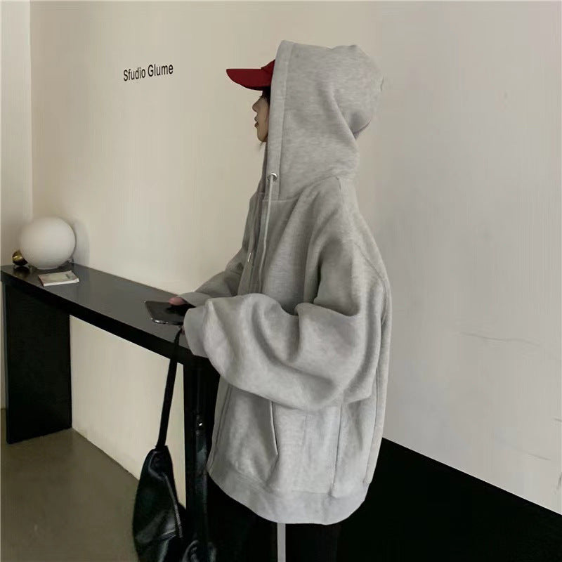 Kapuzen-Sweatshirt im koreanischen Stil
