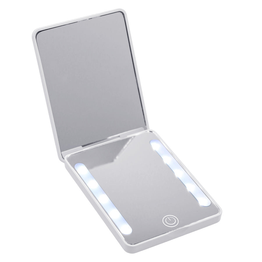 Kompaktes LED-Makeup-Spiegelset