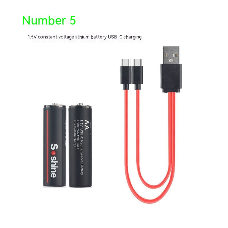 Wiederaufladbare 1.5V Lithium-Batterie, Typ AA – Bild 9 | LuxeStyle