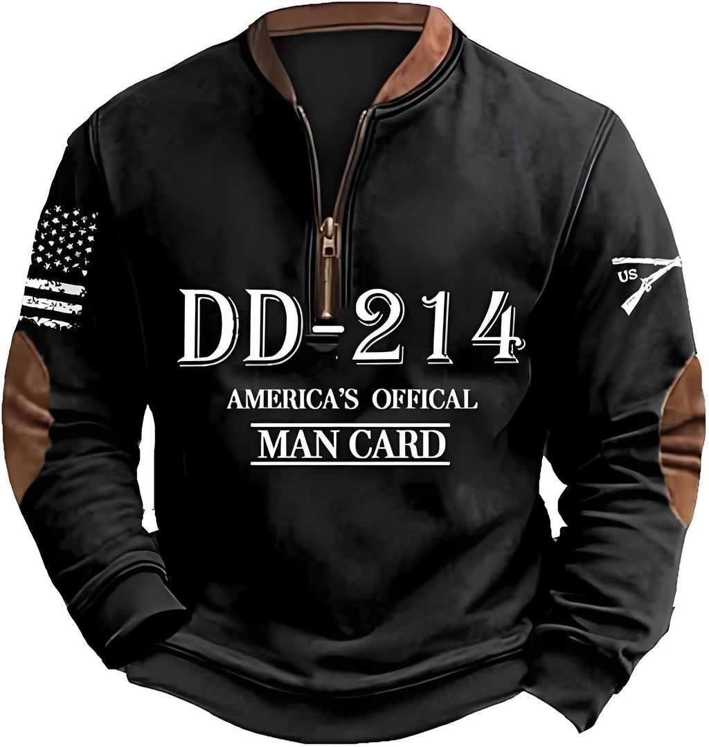Weihnachts-Sweatshirt mit Digitaldruck für Herren
