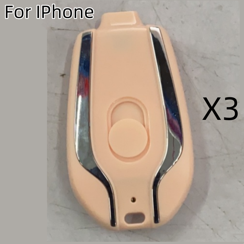 Mini Notfall Powerbank mit Karabiner (USB-C)