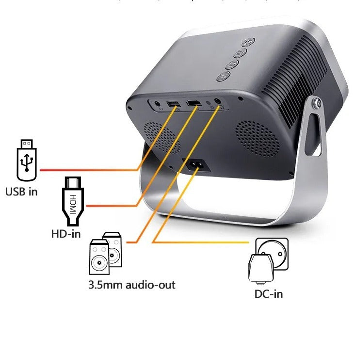 4K Smart Home Beamer Tragbar