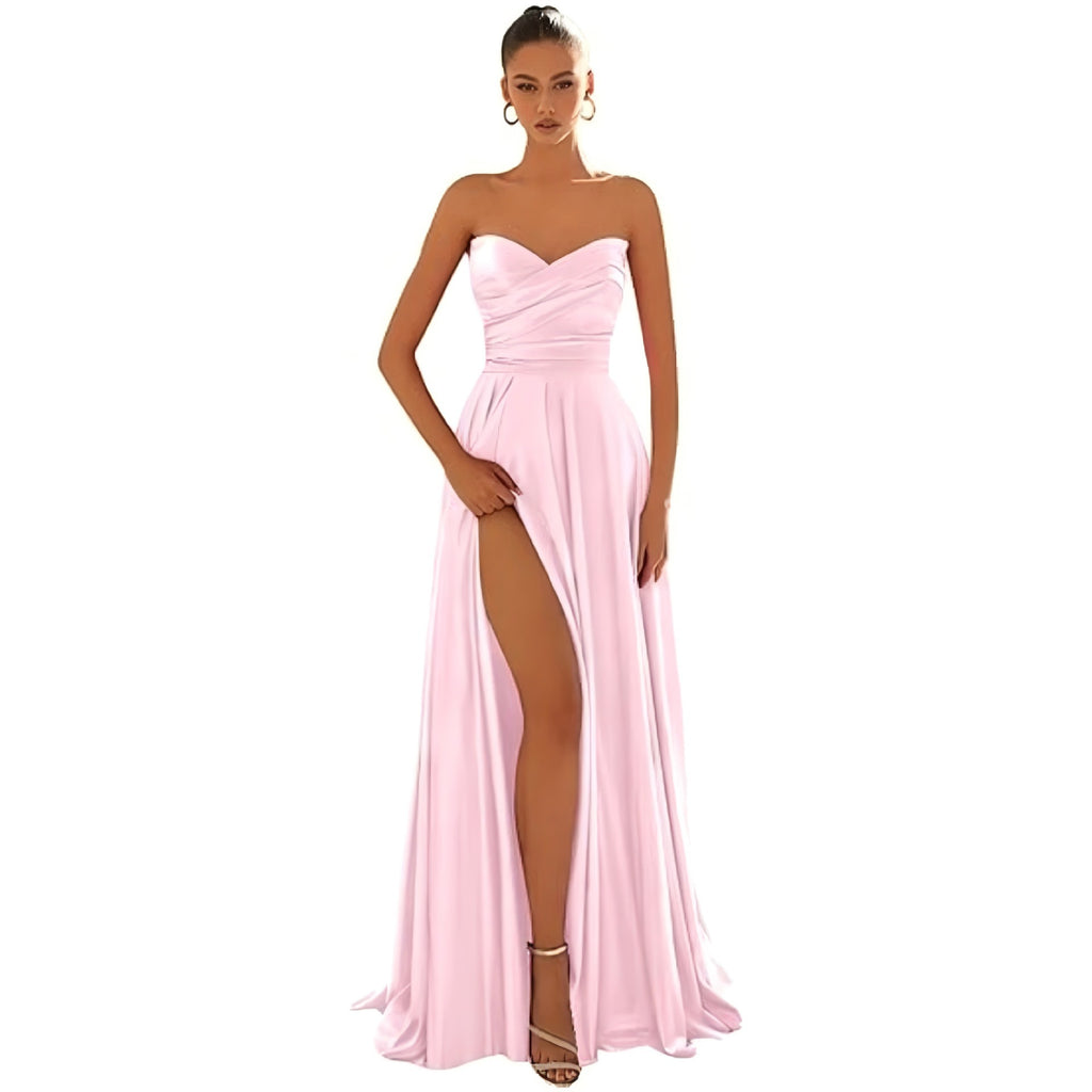 Langes Partykleid mit tiefem Ausschnitt – Bild 9 | LuxeStyle