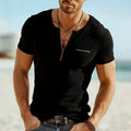 Herren-Halbzip-T-Shirt Frühling Outdoor Casual