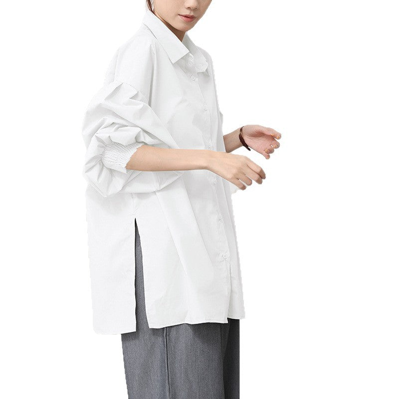 Elegantes Top mit Kerbkragen