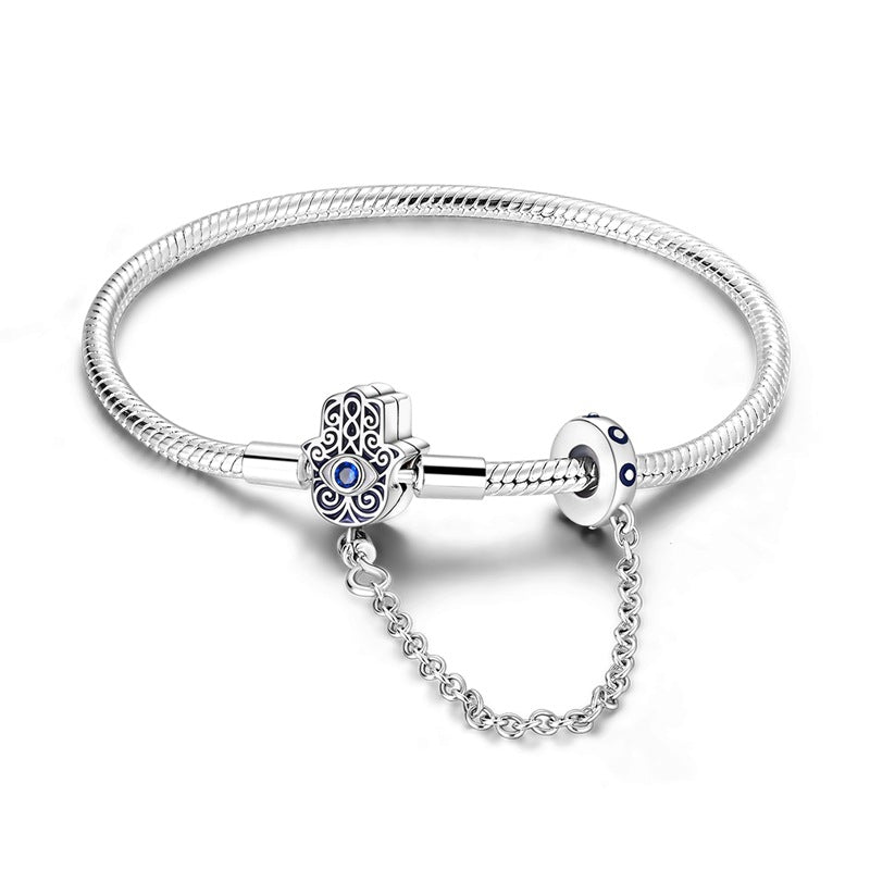 Kupferbeschichtetes Silberarmband mit Kreuz – Bild 3 | LuxeStyle