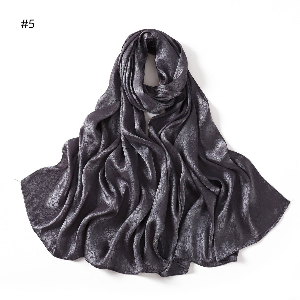 Satin Jacquard Kopftuch für Damen – Bild 14 | LuxeStyle