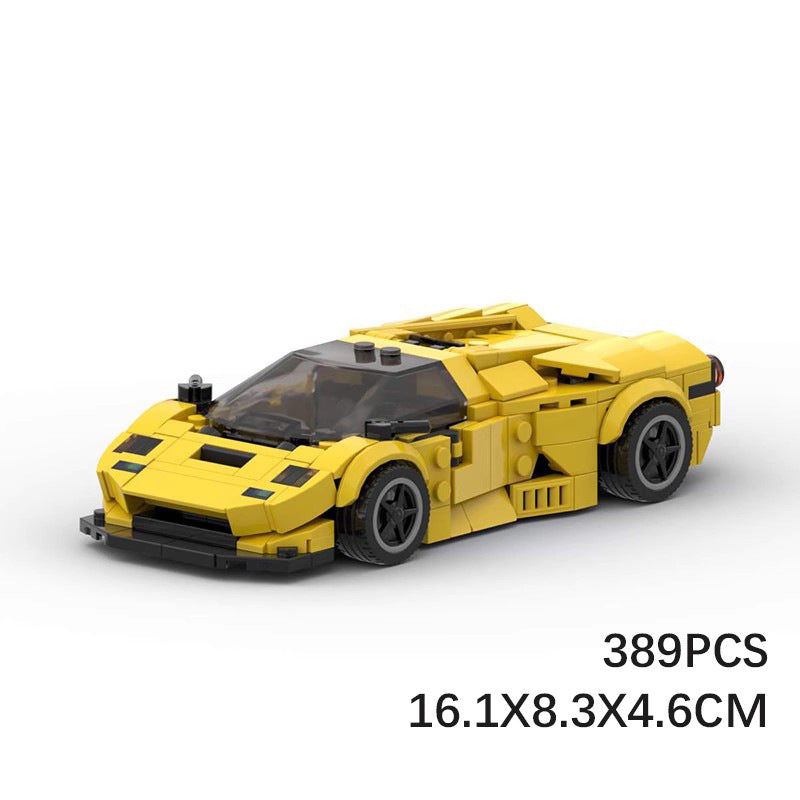 8-Gitter GT Rennauto Baustein-Puzzle – Bild 4 | LuxeStyle
