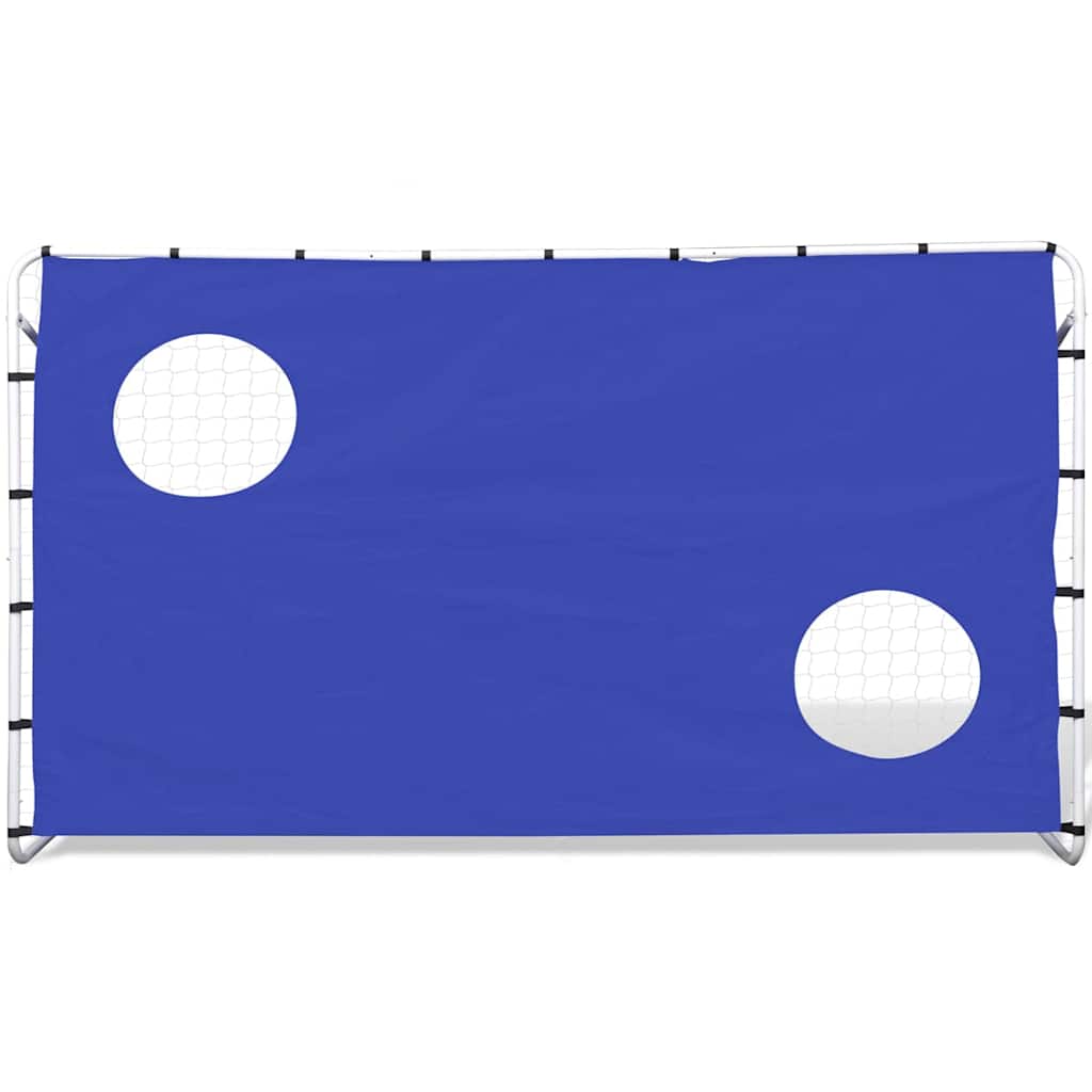 Fussballtor mit Torwand 240x92x150 cm