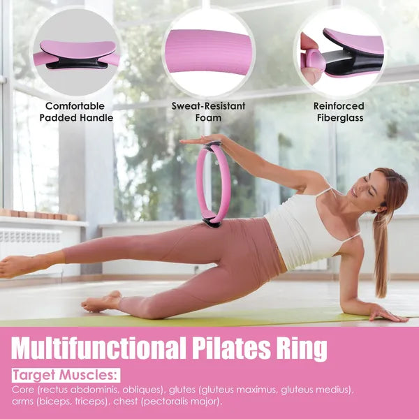 14-teiliges Pilates Ring Essentials-Kit