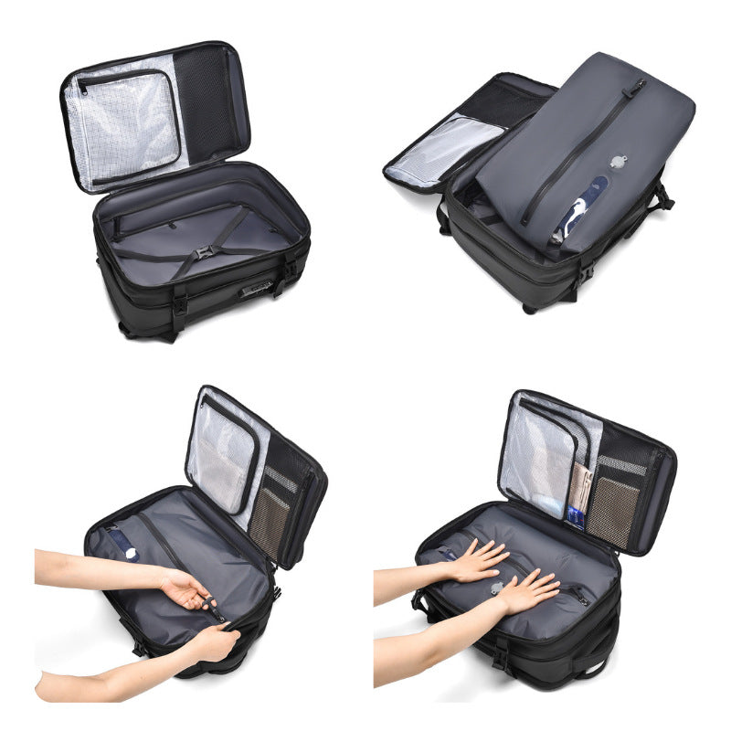 Vakuum-Kompressions-Reiserucksack für Herren – Ansicht 4