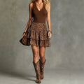 Leopard-Mini-Kleid