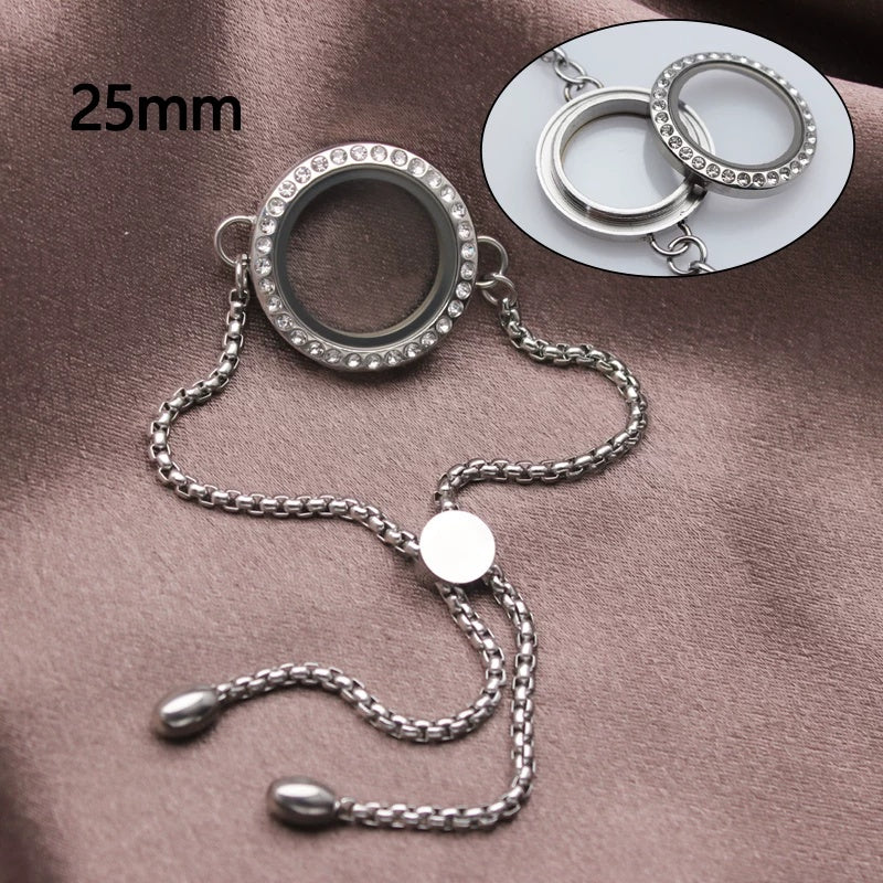 Armband mit doppelter Glasfassung – Bild 13 | LuxeStyle