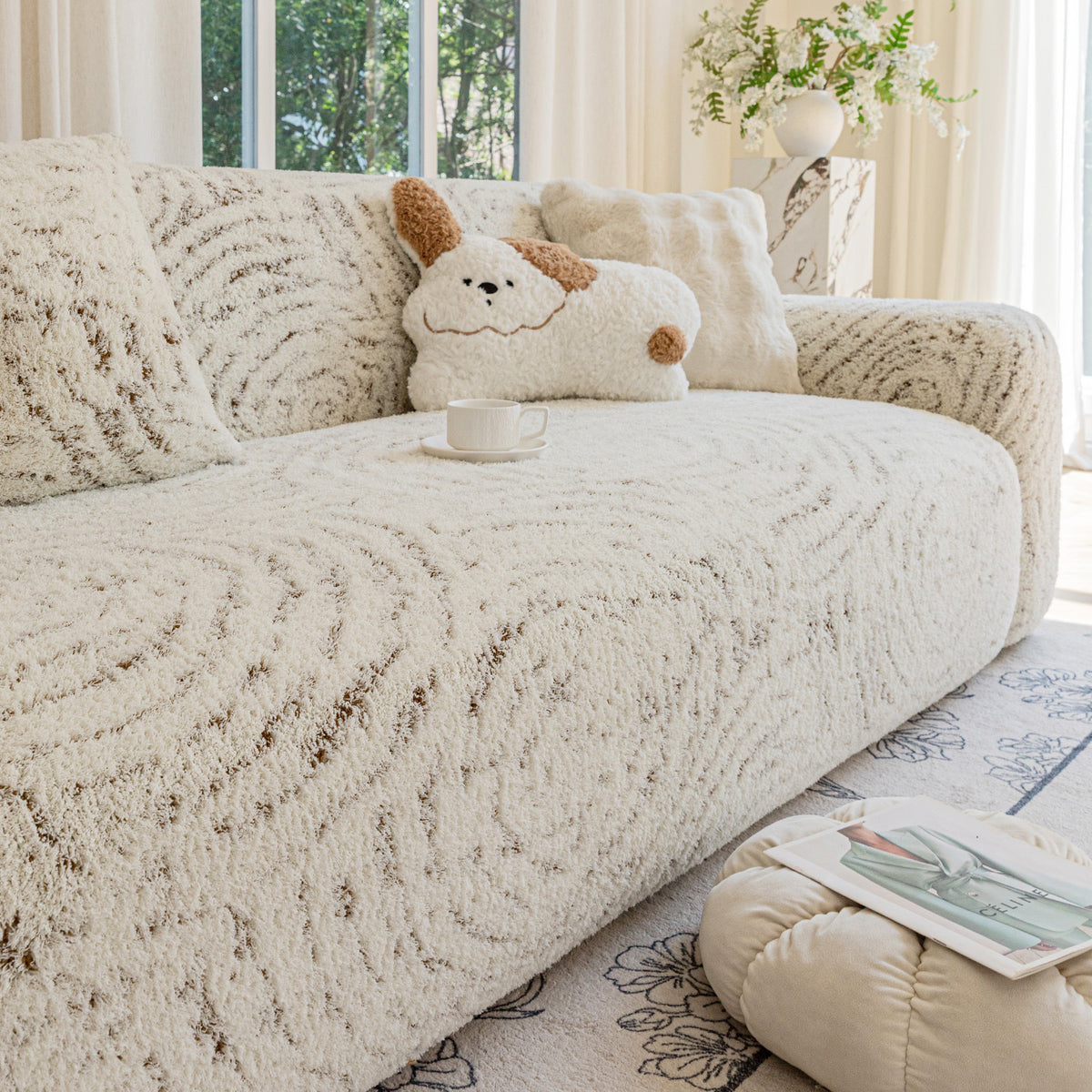 Sofa-Bezug mit Textur-Muster – Bild 2 | LuxeStyle