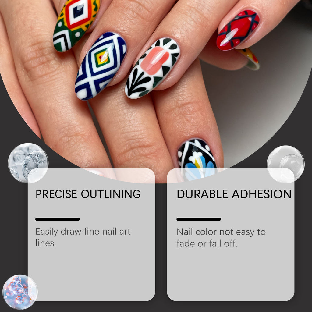 Doppelseitiges Nail Art Stifte-Set