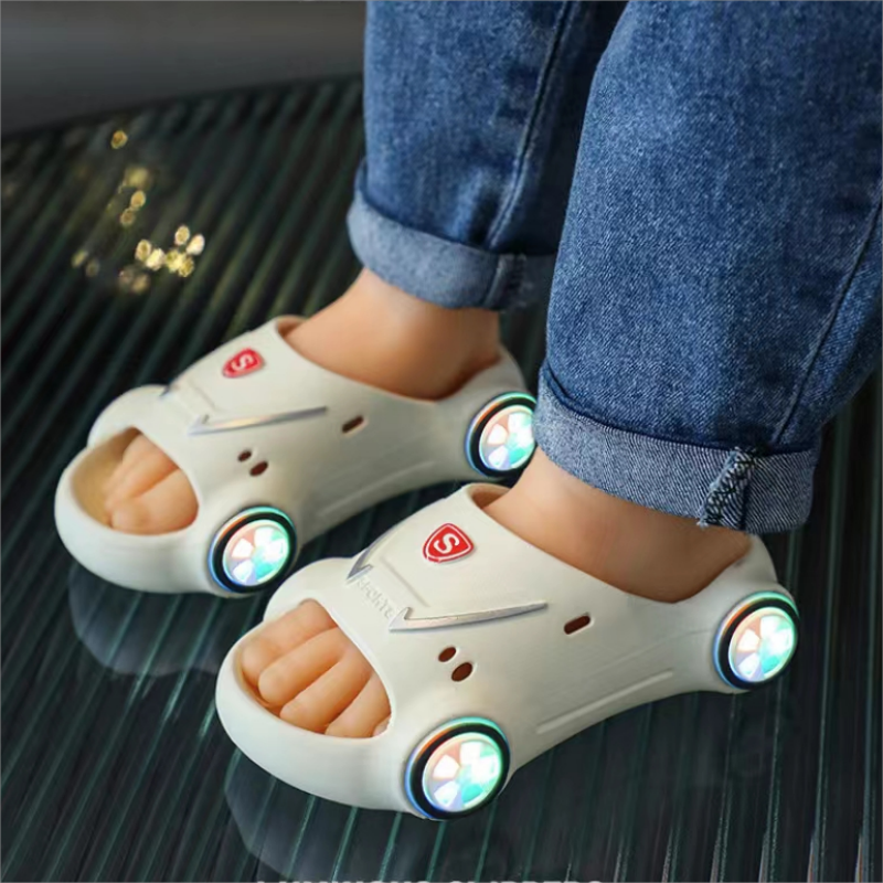 Leuchtende Kinderschuhe