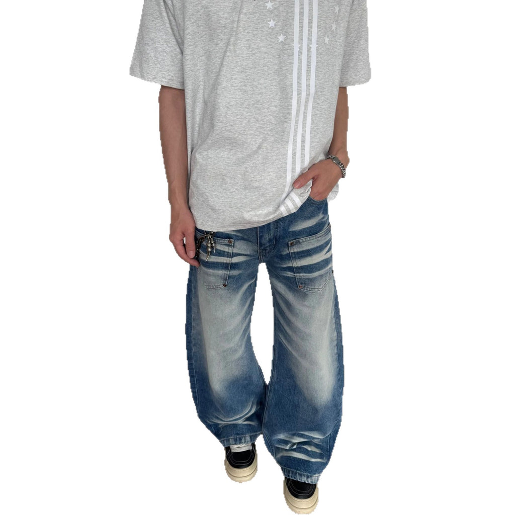 Retro Bootcut Jeans für Herren