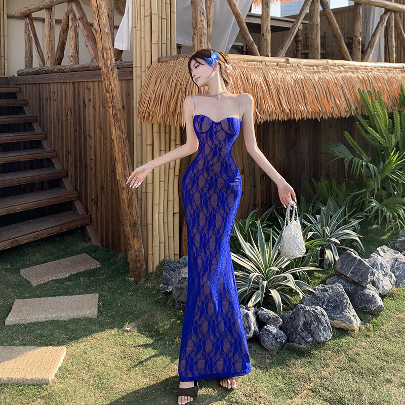 Elegantes ärmelloses Maxikleid für Damen – Bild 3 | LuxeStyle