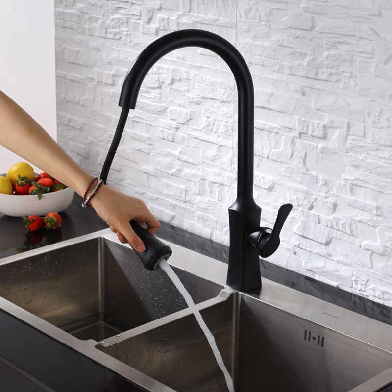 Küchenarmatur ausziehbar, Schwarz – Bild 4 | LuxeStyle