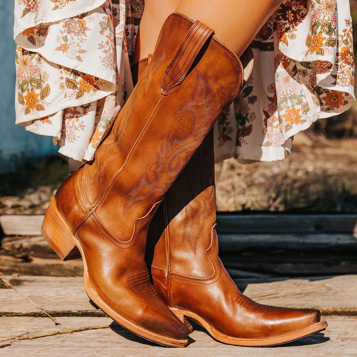 Retro Overknee-Stiefel für Damen