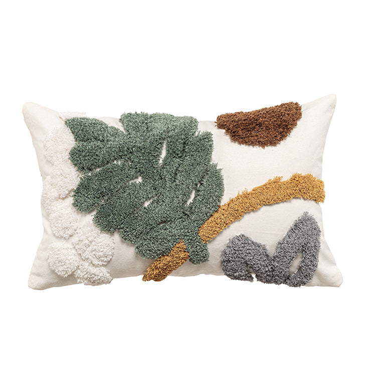 Boho Kissenbezug mit Quasten für Sofa oder Bett
