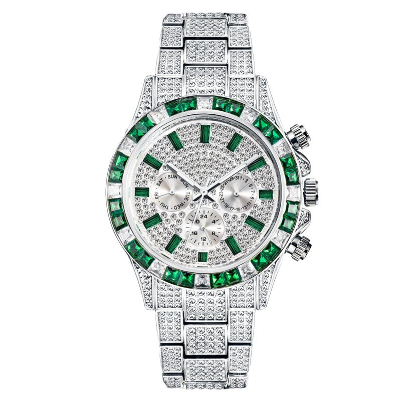 Damenuhr mit Quarzwerk und Stahlband – Bild 3 | LuxeStyle