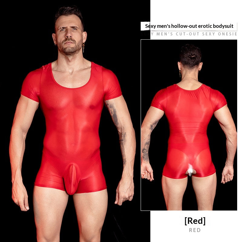 Figurbetonter Body im Boxer-Stil für Herren