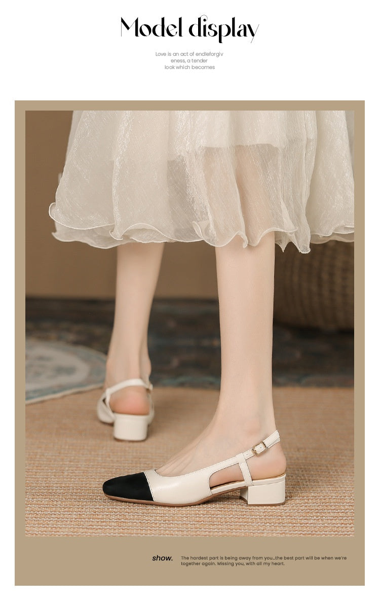 Chunky Heel French Style Damenschuhe – Bild 4 | LuxeStyle
