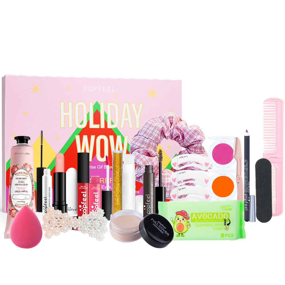 Make-up-Geschenkset in Rosarot – Bild 4 | LuxeStyle