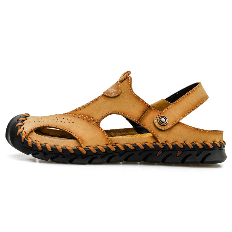 Natürliche Leder Sandalen – Bild 9 | LuxeStyle