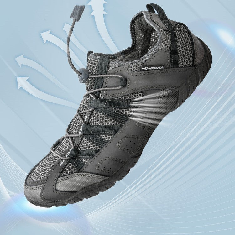 Bequeme Sneaker mit atmungsaktivem Mesh-Obermaterial