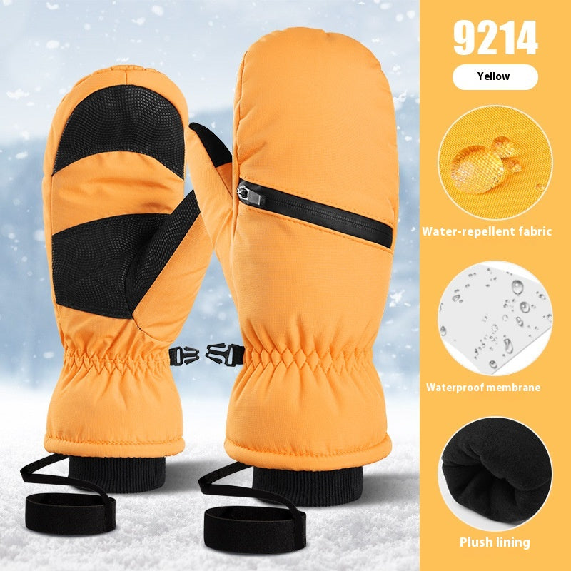 Warme Touchscreen-Handschuhe aus Rindsleder
