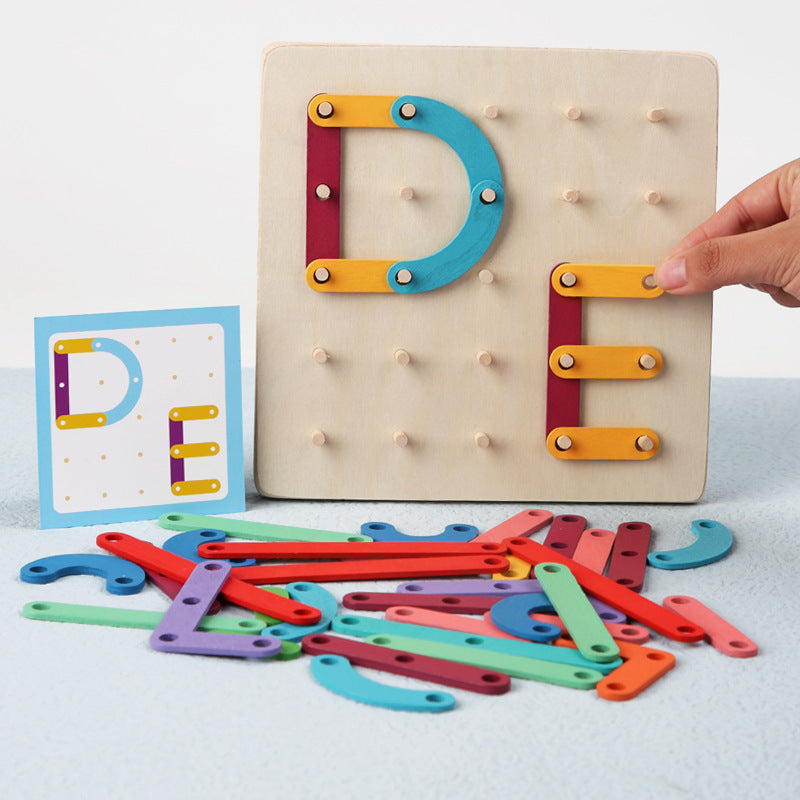 Holz-Steckbrett-Puzzle für Kinder – Bild 3 | LuxeStyle