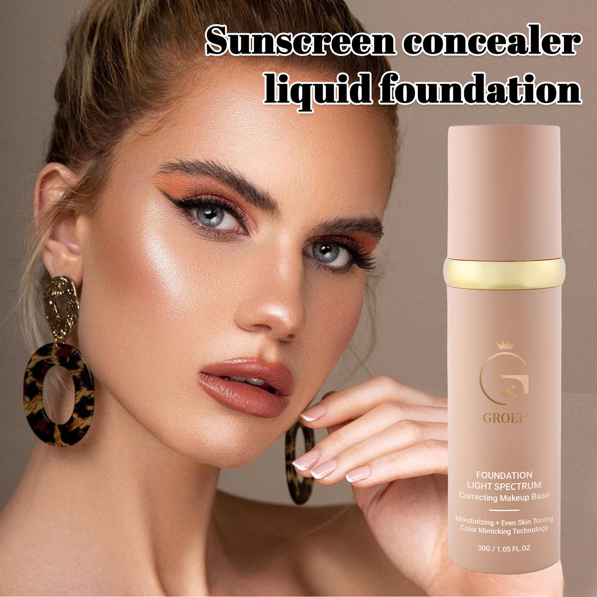 Concealer und Feuchtigkeitsfoundation 30 ml – Bild 5 | LuxeStyle